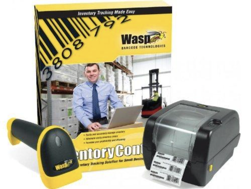 WASP barcode scanner and software